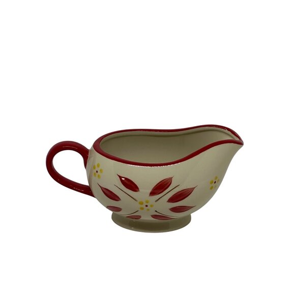 Temp-tations Old World Gravy Boat by Tara Floral 14oz 7.5" Ceramic Serving Dish - Picture 1 of 7
